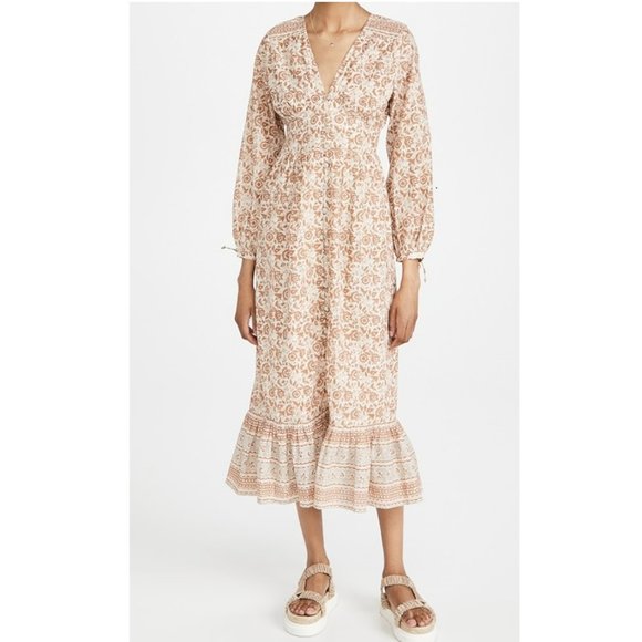 Cleobella Valentin Tamil Block Print Dress - Picture 2 of 16